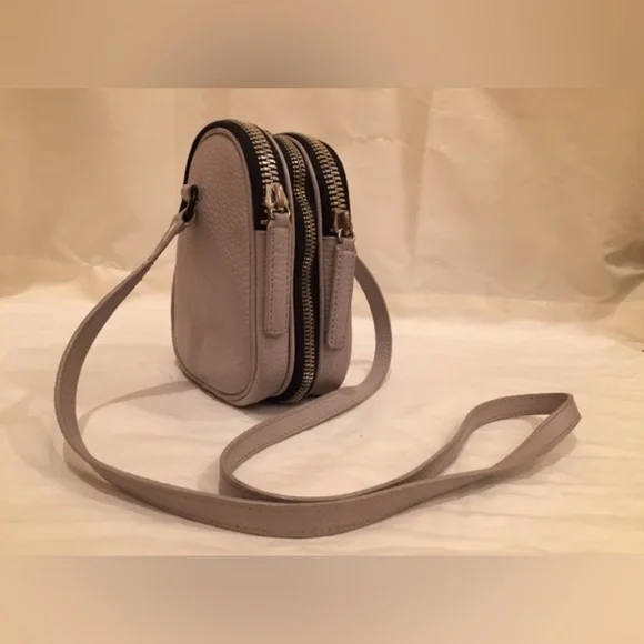 Lavender Leather KARA Double Date Bag - Picture 5 of 8
